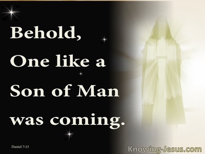 Daniel 7:13 One Like A Son Of Man (white)